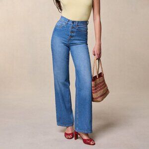 Rouje Montorguiel Jeans in Indigo Double Stone Size 25